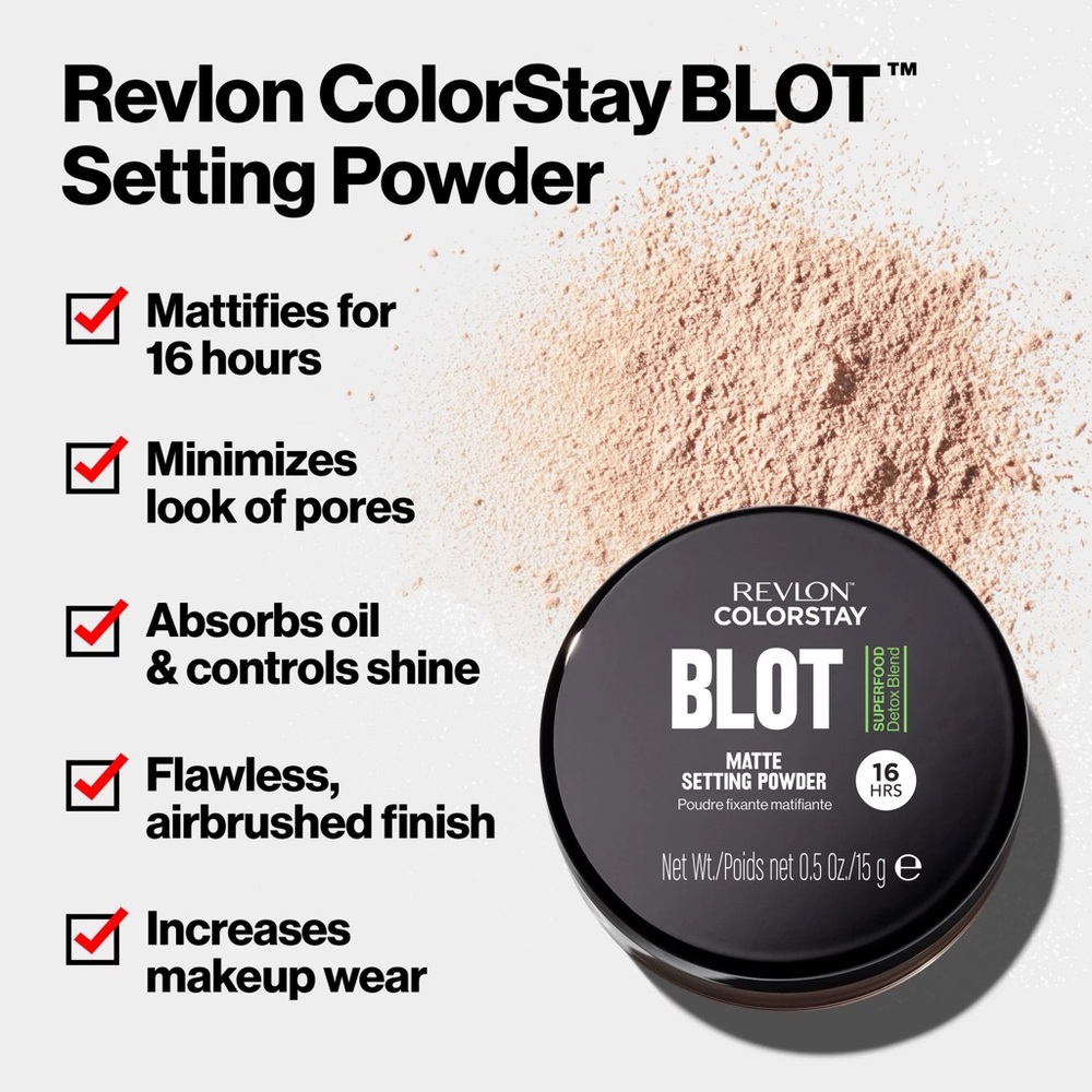 🆕 Revlon ColorStay Blot Setting Powder - Picture 10 of 10